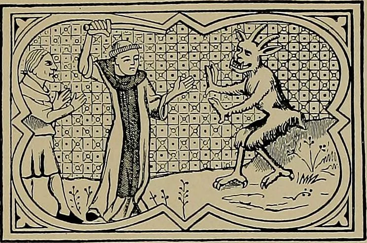 An illustration from An encyclopaedia of occultism : a compendium of information on the occult sciences, occult personalities, psychic science, magic, demonology, spiritism and mysticism, 1920, leaf 152