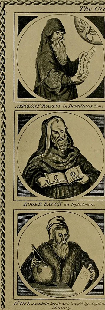 An illustration from An encyclopaedia of occultism : a compendium of information on the occult sciences, occult personalities, psychic science, magic, demonology, spiritism and mysticism, 1920, leaf 260