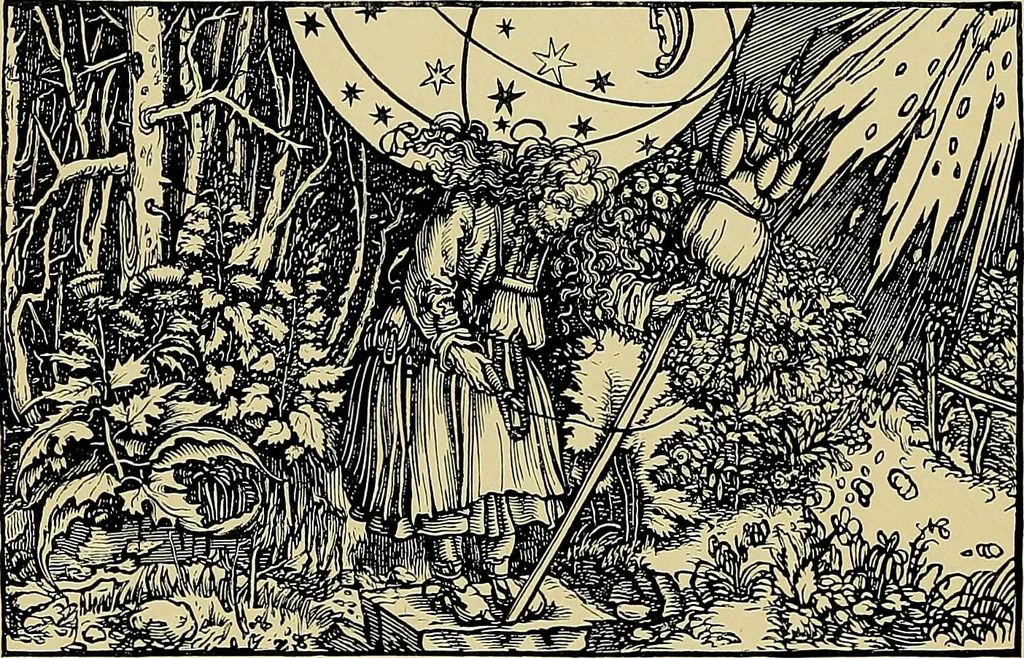 An illustration from An encyclopaedia of occultism : a compendium of information on the occult sciences, occult personalities, psychic science, magic, demonology, spiritism and mysticism, 1920, leaf 489