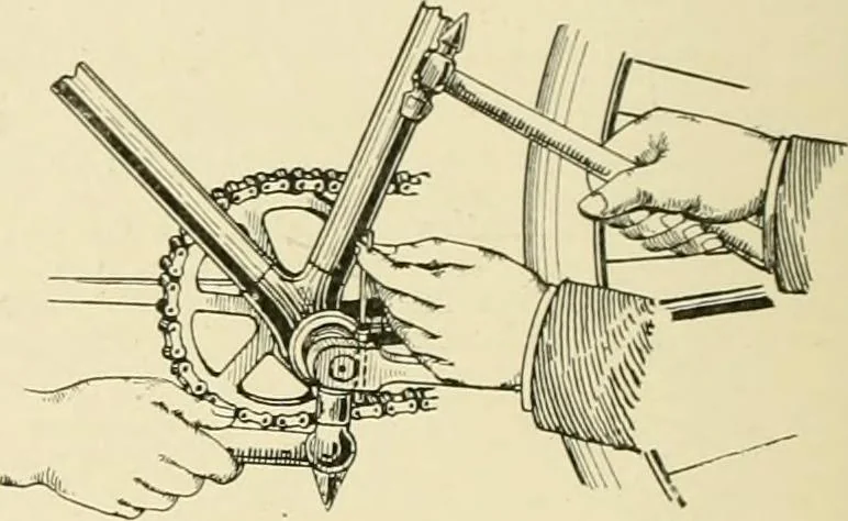 An illustration from The encyclopaedia of sport, 1897, leaf 306