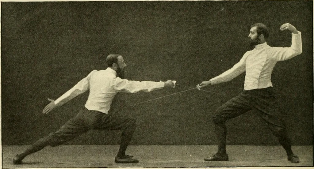 An illustration from The encyclopaedia of sport, 1897, leaf 420