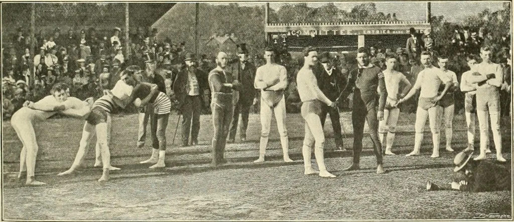 An illustration from The encyclopaedia of sport, 1897, leaf 527