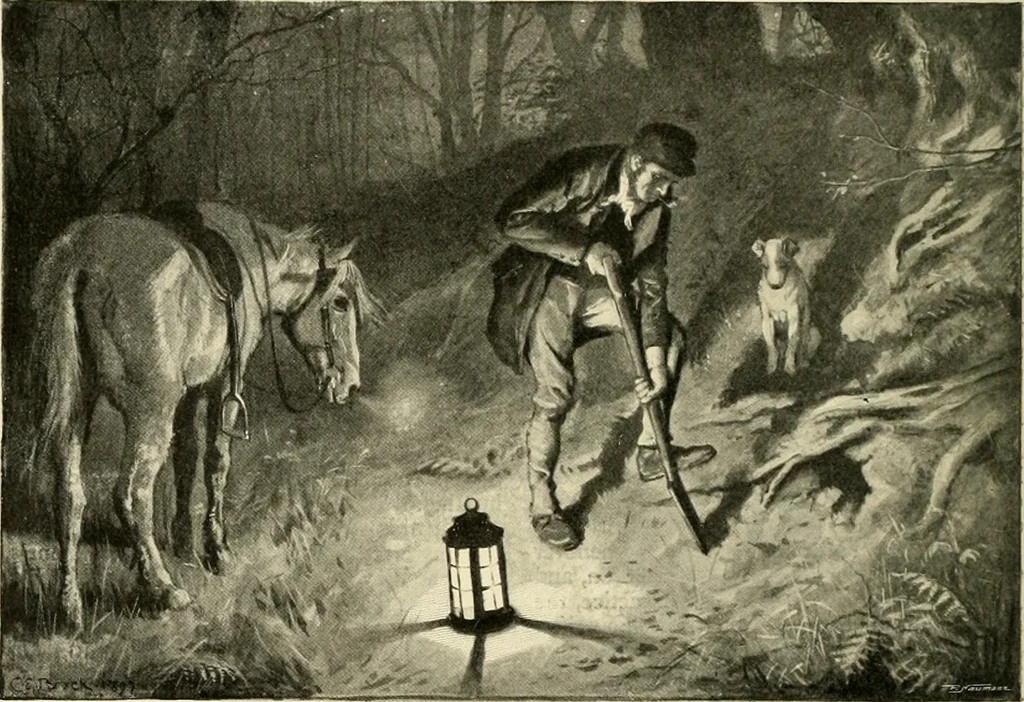 An illustration from The encyclopaedia of sport, 1897, leaf 596