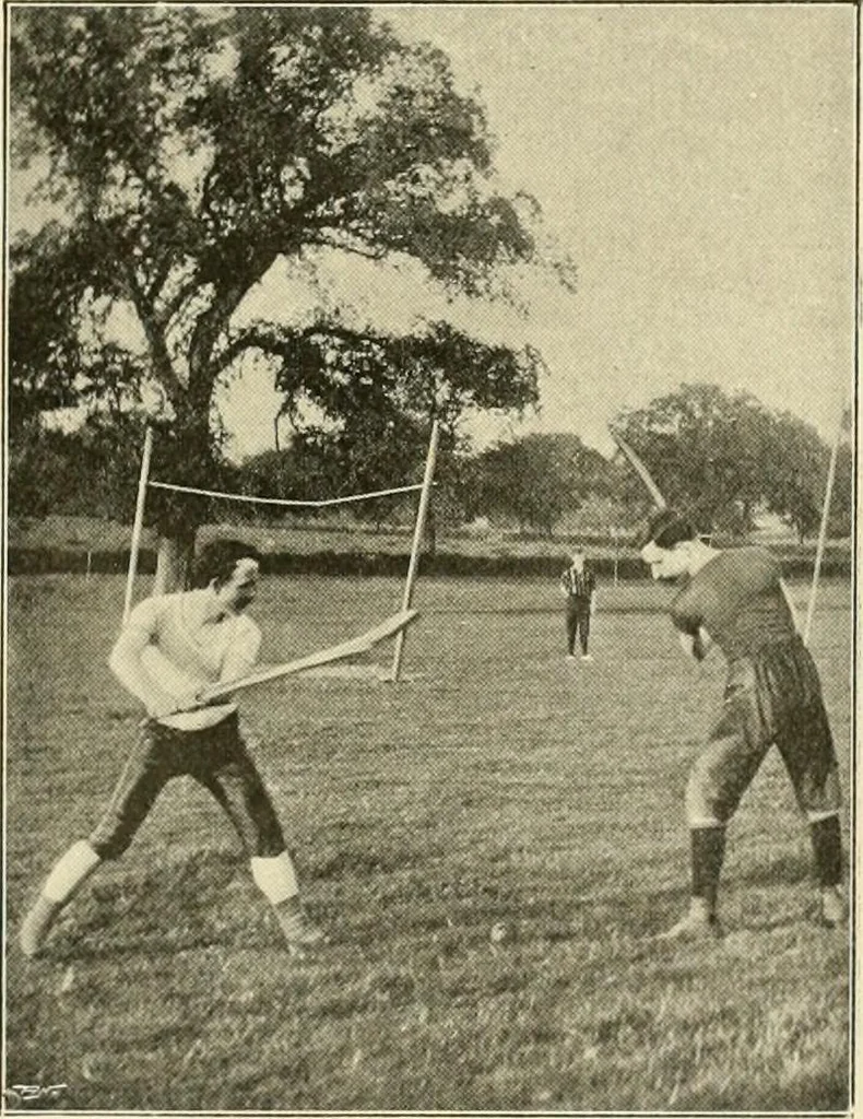 An illustration from The encyclopaedia of sport, 1897, leaf 647