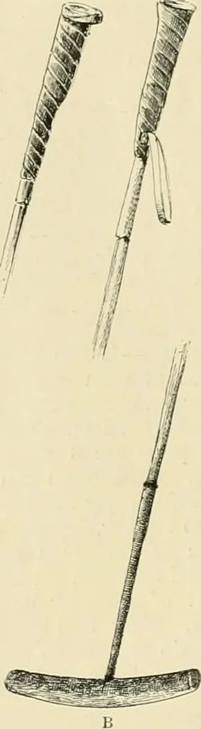 An illustration from The encyclopaedia of sport, 1897, leaf 145