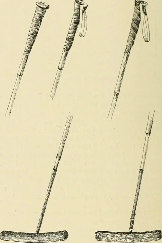 An illustration from The encyclopaedia of sport, 1897, leaf 145
