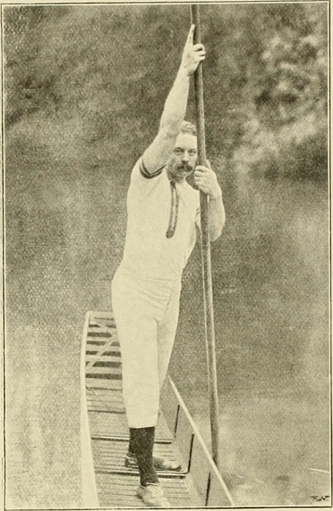 An illustration from The encyclopaedia of sport, 1897, leaf 177