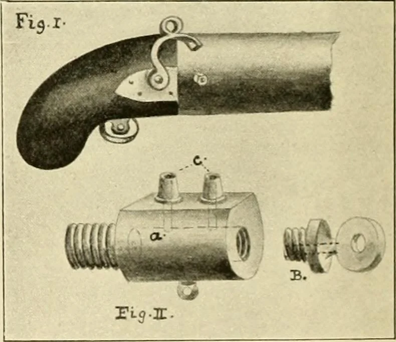 An illustration from The encyclopaedia of sport, 1897, leaf 185