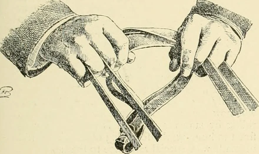 An illustration from The encyclopaedia of sport, 1897, leaf 288