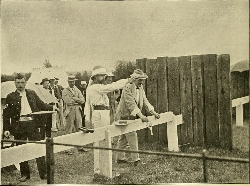 An illustration from The encyclopaedia of sport, 1897, leaf 395