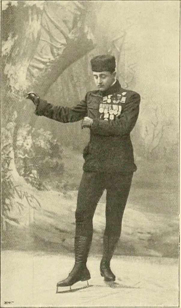 An illustration from The encyclopaedia of sport, 1897, leaf 406