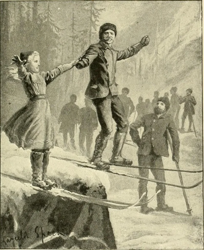 An illustration from The encyclopaedia of sport, 1897, leaf 416