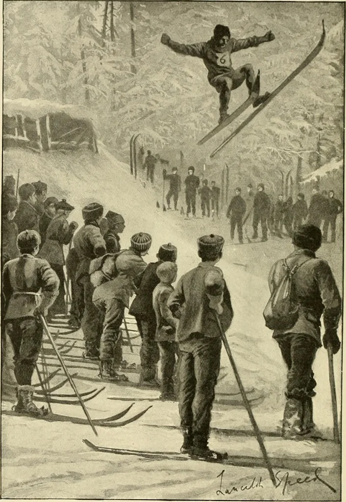 An illustration from The encyclopaedia of sport, 1897, leaf 417