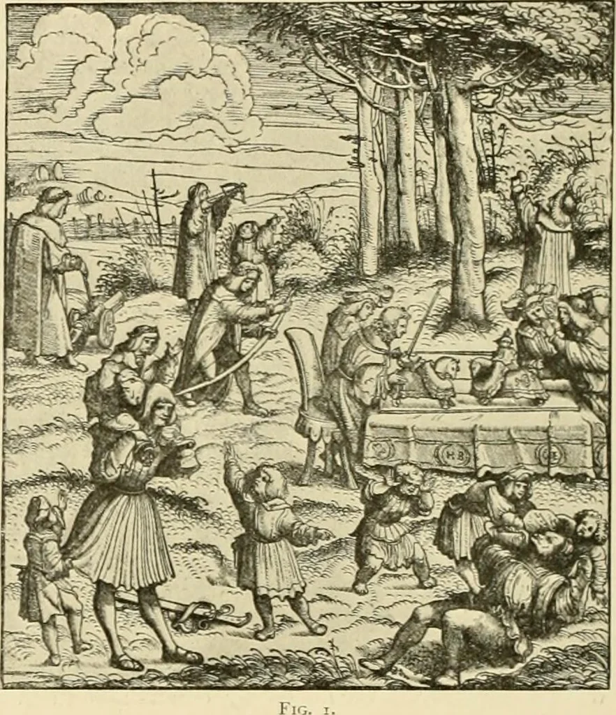 An illustration from The encyclopaedia of sport, 1897, leaf 435