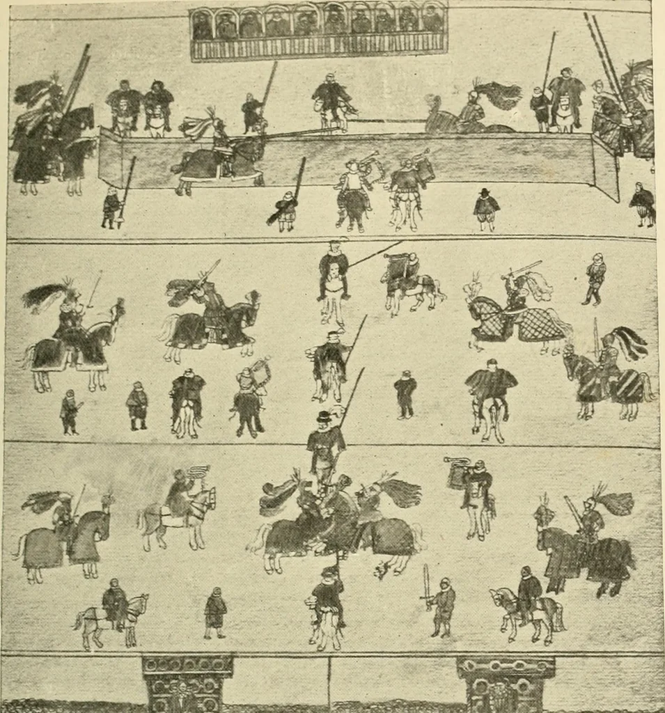 An illustration from The encyclopaedia of sport, 1897, leaf 440