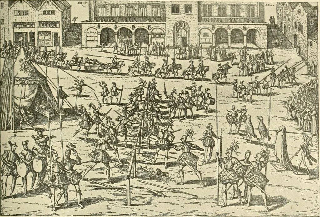 An illustration from The encyclopaedia of sport, 1897, leaf 444