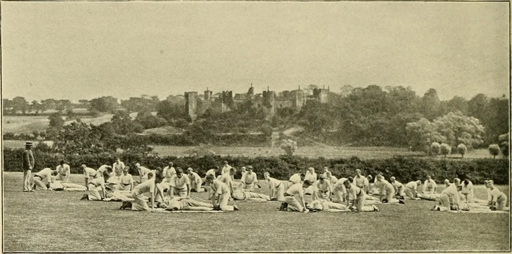 An illustration from The encyclopaedia of sport, 1897, leaf 475