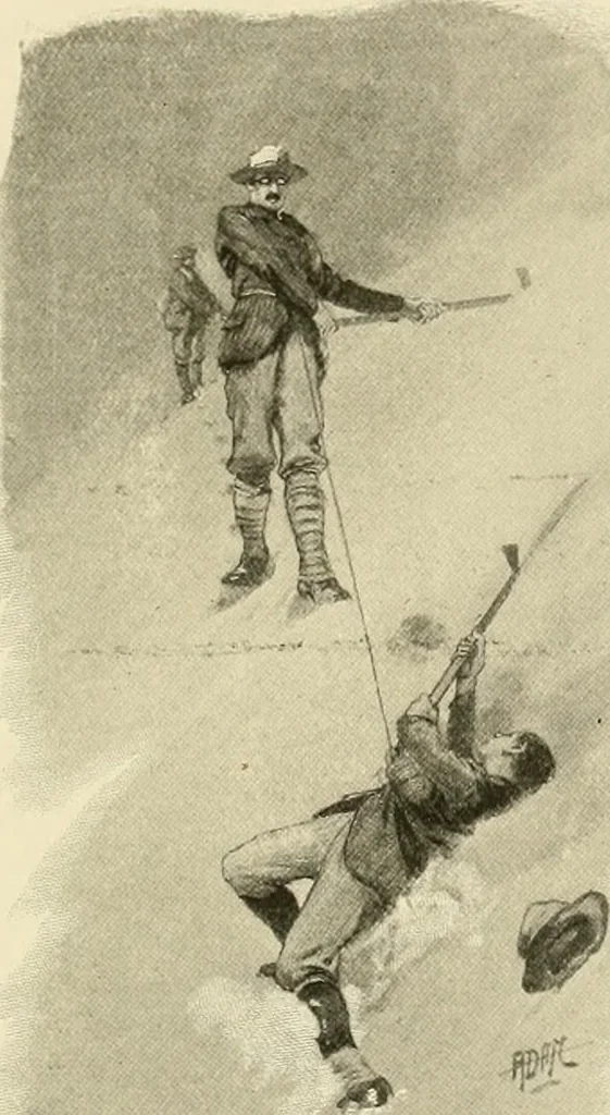An illustration from The encyclopaedia of sport, 1897, leaf 52