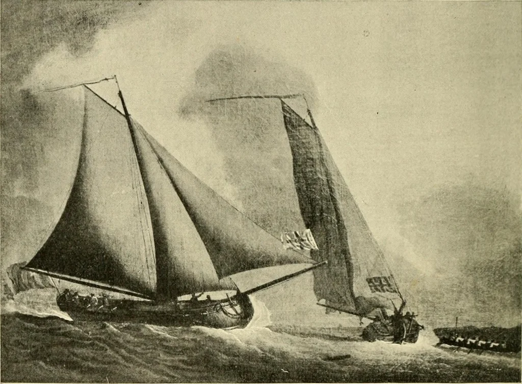 An illustration from The encyclopaedia of sport, 1897, leaf 609