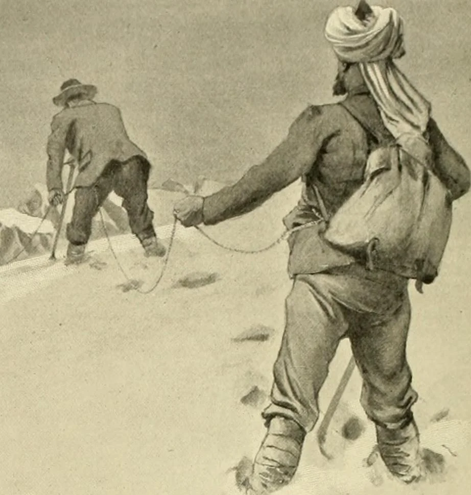 An illustration from The encyclopaedia of sport, 1897, leaf 65