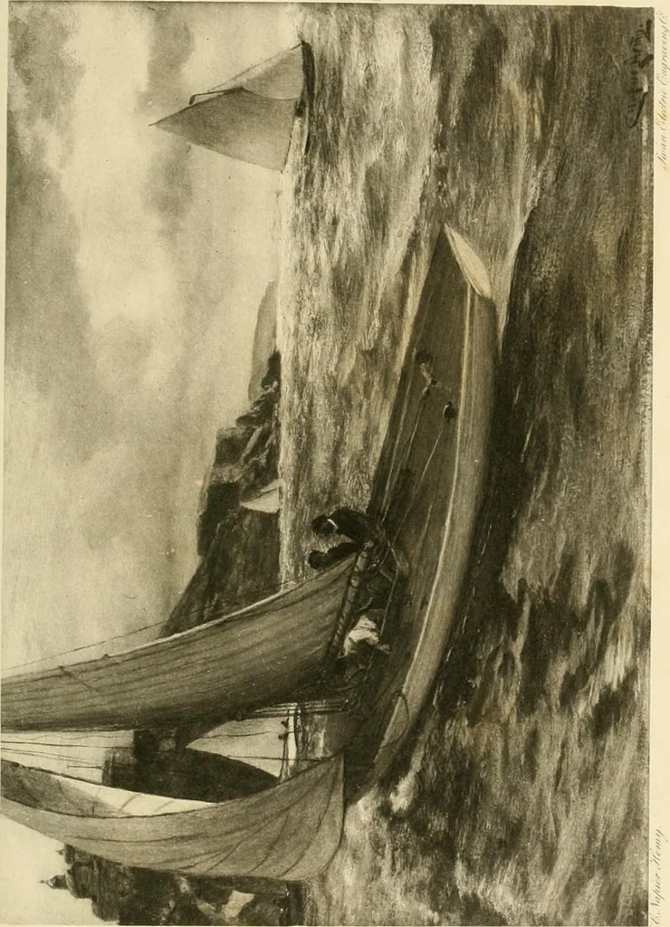 An illustration from The encyclopaedia of sport, 1897, leaf 654