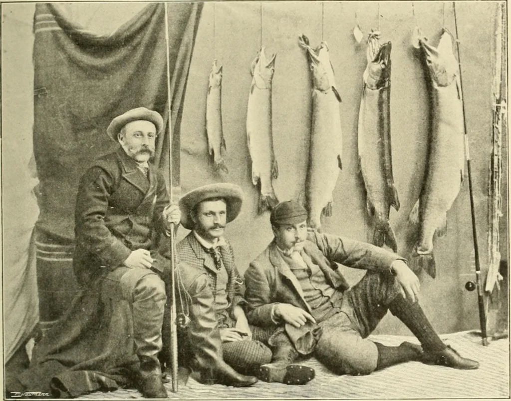 An illustration from The encyclopaedia of sport, 1897, leaf 78