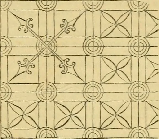 An illustration from An encyclopædia of cottage, farm, and villa architecture and furniture : containing numerous designs for dwellings from the cottage to the villa including farm houses, farmeries, and other agricultural buildings, several designs for country inns, public houses, and parochial schools, with the requisite fittings-up fixtures and furniture ; and appropriate offices, gardens and garden scenery ; each design accompanied by analytical and critical marks illustrative of the principles of archtiectural science and taste on whihc it is composed, 1836, leaf 1036