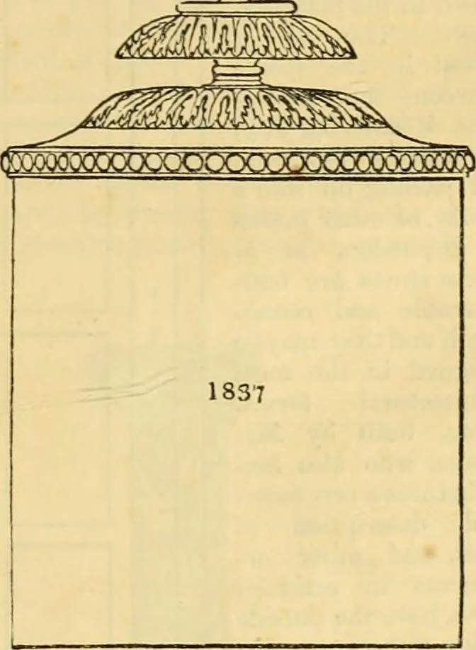 An illustration from An encyclopædia of cottage, farm, and villa architecture and furniture : containing numerous designs for dwellings from the cottage to the villa including farm houses, farmeries, and other agricultural buildings, several designs for country inns, public houses, and parochial schools, with the requisite fittings-up fixtures and furniture ; and appropriate offices, gardens and garden scenery ; each design accompanied by analytical and critical marks illustrative of the principles of archtiectural science and taste on whihc it is composed, 1836, leaf 1052