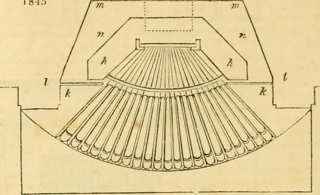 An illustration from An encyclopædia of cottage, farm, and villa architecture and furniture : containing numerous designs for dwellings from the cottage to the villa including farm houses, farmeries, and other agricultural buildings, several designs for country inns, public houses, and parochial schools, with the requisite fittings-up fixtures and furniture ; and appropriate offices, gardens and garden scenery ; each design accompanied by analytical and critical marks illustrative of the principles of archtiectural science and taste on whihc it is composed, 1836, leaf 1057