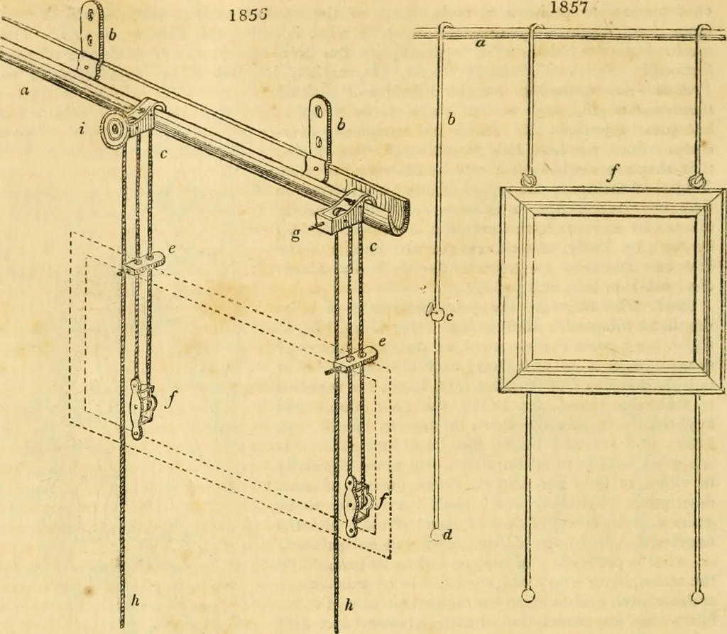 An illustration from An encyclopædia of cottage, farm, and villa architecture and furniture : containing numerous designs for dwellings from the cottage to the villa including farm houses, farmeries, and other agricultural buildings, several designs for country inns, public houses, and parochial schools, with the requisite fittings-up fixtures and furniture ; and appropriate offices, gardens and garden scenery ; each design accompanied by analytical and critical marks illustrative of the principles of archtiectural science and taste on whihc it is composed, 1836, leaf 1061
