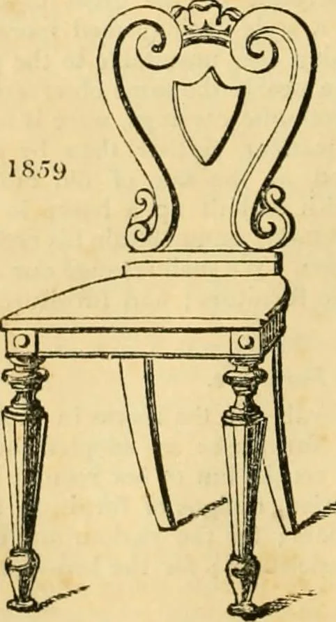 An illustration from An encyclopædia of cottage, farm, and villa architecture and furniture : containing numerous designs for dwellings from the cottage to the villa including farm houses, farmeries, and other agricultural buildings, several designs for country inns, public houses, and parochial schools, with the requisite fittings-up fixtures and furniture ; and appropriate offices, gardens and garden scenery ; each design accompanied by analytical and critical marks illustrative of the principles of archtiectural science and taste on whihc it is composed, 1836, leaf 1063