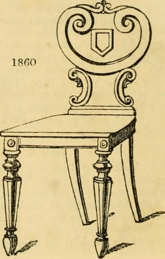 An illustration from An encyclopædia of cottage, farm, and villa architecture and furniture : containing numerous designs for dwellings from the cottage to the villa including farm houses, farmeries, and other agricultural buildings, several designs for country inns, public houses, and parochial schools, with the requisite fittings-up fixtures and furniture ; and appropriate offices, gardens and garden scenery ; each design accompanied by analytical and critical marks illustrative of the principles of archtiectural science and taste on whihc it is composed, 1836, leaf 1063