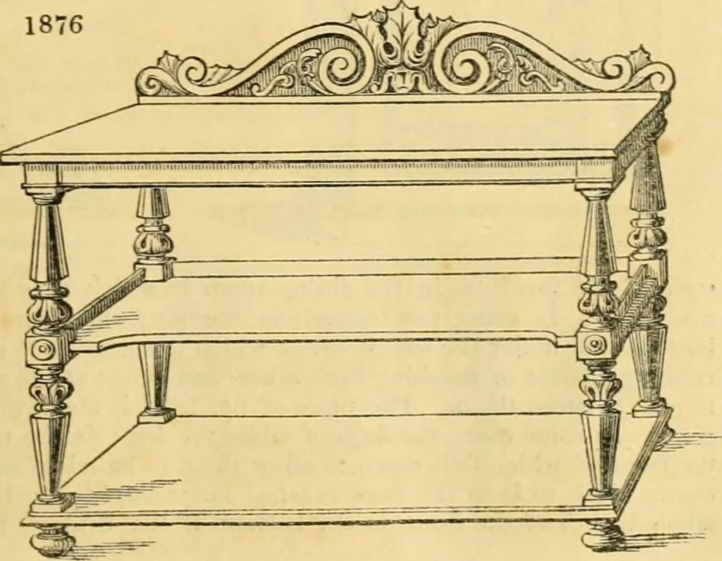 An illustration from An encyclopædia of cottage, farm, and villa architecture and furniture : containing numerous designs for dwellings from the cottage to the villa including farm houses, farmeries, and other agricultural buildings, several designs for country inns, public houses, and parochial schools, with the requisite fittings-up fixtures and furniture ; and appropriate offices, gardens and garden scenery ; each design accompanied by analytical and critical marks illustrative of the principles of archtiectural science and taste on whihc it is composed, 1836, leaf 1068