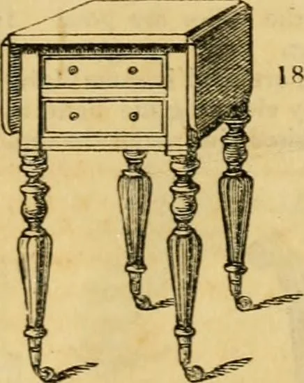 An illustration from An encyclopædia of cottage, farm, and villa architecture and furniture : containing numerous designs for dwellings from the cottage to the villa including farm houses, farmeries, and other agricultural buildings, several designs for country inns, public houses, and parochial schools, with the requisite fittings-up fixtures and furniture ; and appropriate offices, gardens and garden scenery ; each design accompanied by analytical and critical marks illustrative of the principles of archtiectural science and taste on whihc it is composed, 1836, leaf 1072