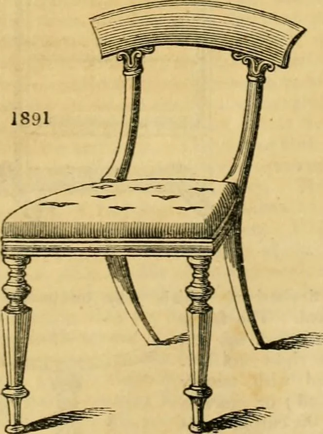 An illustration from An encyclopædia of cottage, farm, and villa architecture and furniture : containing numerous designs for dwellings from the cottage to the villa including farm houses, farmeries, and other agricultural buildings, several designs for country inns, public houses, and parochial schools, with the requisite fittings-up fixtures and furniture ; and appropriate offices, gardens and garden scenery ; each design accompanied by analytical and critical marks illustrative of the principles of archtiectural science and taste on whihc it is composed, 1836, leaf 1072