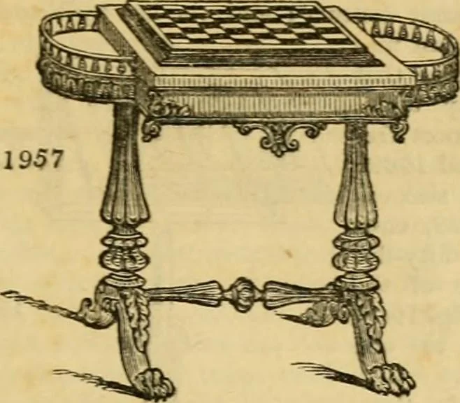 An illustration from An encyclopædia of cottage, farm, and villa architecture and furniture : containing numerous designs for dwellings from the cottage to the villa including farm houses, farmeries, and other agricultural buildings, several designs for country inns, public houses, and parochial schools, with the requisite fittings-up fixtures and furniture ; and appropriate offices, gardens and garden scenery ; each design accompanied by analytical and critical marks illustrative of the principles of archtiectural science and taste on whihc it is composed, 1836, leaf 1092