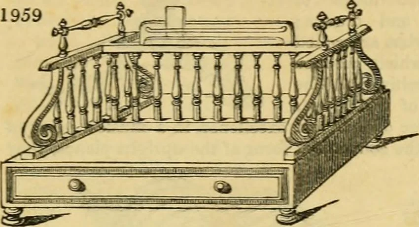 An illustration from An encyclopædia of cottage, farm, and villa architecture and furniture : containing numerous designs for dwellings from the cottage to the villa including farm houses, farmeries, and other agricultural buildings, several designs for country inns, public houses, and parochial schools, with the requisite fittings-up fixtures and furniture ; and appropriate offices, gardens and garden scenery ; each design accompanied by analytical and critical marks illustrative of the principles of archtiectural science and taste on whihc it is composed, 1836, leaf 1092