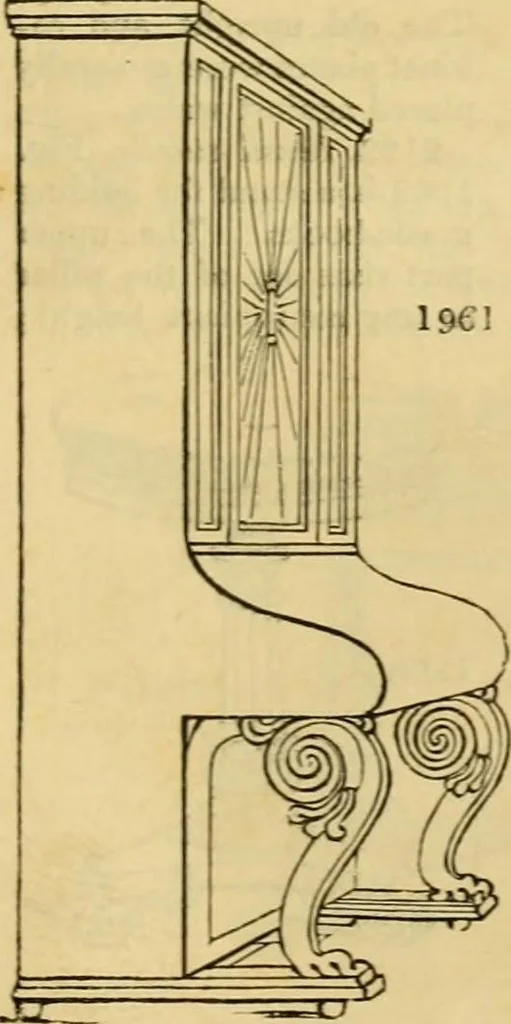 An illustration from An encyclopædia of cottage, farm, and villa architecture and furniture : containing numerous designs for dwellings from the cottage to the villa including farm houses, farmeries, and other agricultural buildings, several designs for country inns, public houses, and parochial schools, with the requisite fittings-up fixtures and furniture ; and appropriate offices, gardens and garden scenery ; each design accompanied by analytical and critical marks illustrative of the principles of archtiectural science and taste on whihc it is composed, 1836, leaf 1092