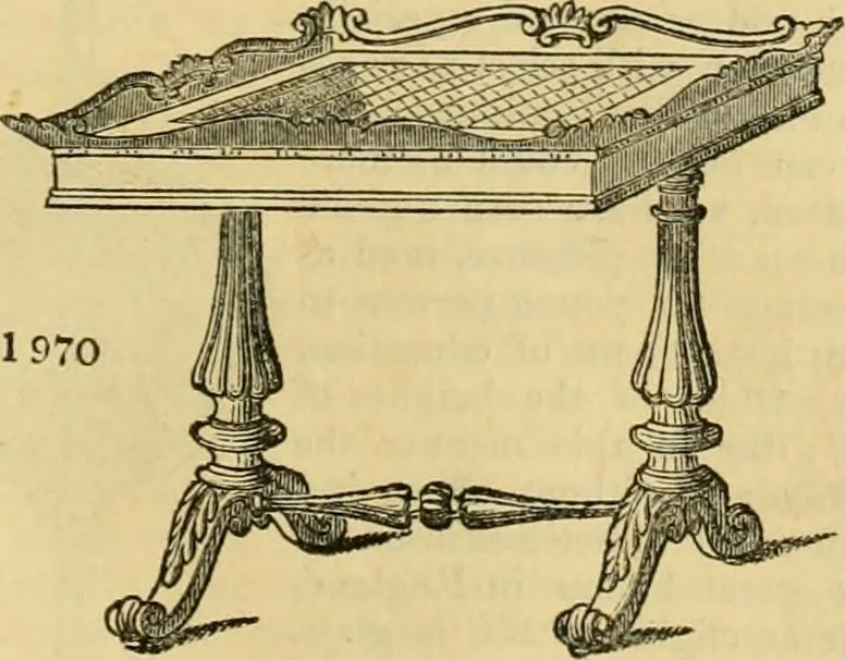 An illustration from An encyclopædia of cottage, farm, and villa architecture and furniture : containing numerous designs for dwellings from the cottage to the villa including farm houses, farmeries, and other agricultural buildings, several designs for country inns, public houses, and parochial schools, with the requisite fittings-up fixtures and furniture ; and appropriate offices, gardens and garden scenery ; each design accompanied by analytical and critical marks illustrative of the principles of archtiectural science and taste on whihc it is composed, 1836, leaf 1094