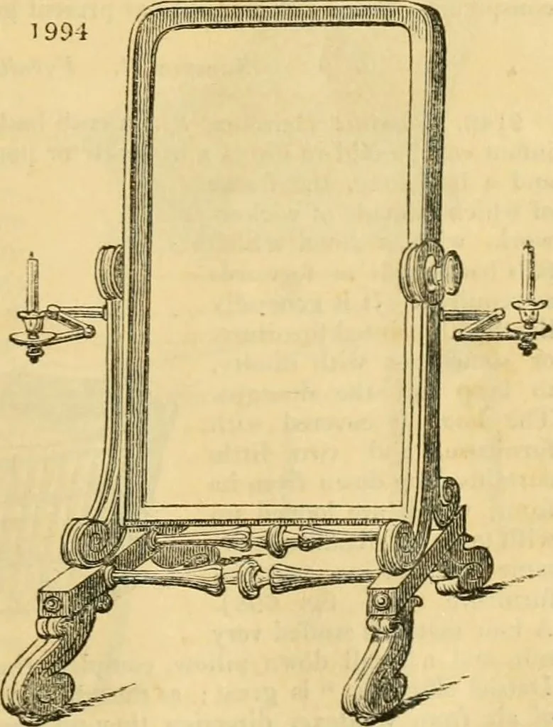 An illustration from An encyclopædia of cottage, farm, and villa architecture and furniture : containing numerous designs for dwellings from the cottage to the villa including farm houses, farmeries, and other agricultural buildings, several designs for country inns, public houses, and parochial schools, with the requisite fittings-up fixtures and furniture ; and appropriate offices, gardens and garden scenery ; each design accompanied by analytical and critical marks illustrative of the principles of archtiectural science and taste on whihc it is composed, 1836, leaf 1108