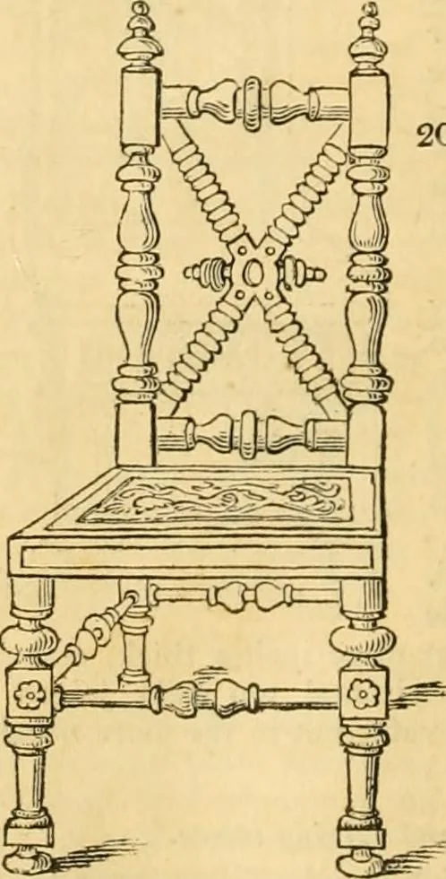An illustration from An encyclopædia of cottage, farm, and villa architecture and furniture : containing numerous designs for dwellings from the cottage to the villa including farm houses, farmeries, and other agricultural buildings, several designs for country inns, public houses, and parochial schools, with the requisite fittings-up fixtures and furniture ; and appropriate offices, gardens and garden scenery ; each design accompanied by analytical and critical marks illustrative of the principles of archtiectural science and taste on whihc it is composed, 1836, leaf 1113