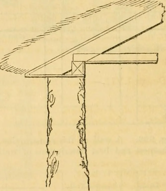 An illustration from An encyclopædia of cottage, farm, and villa architecture and furniture : containing numerous designs for dwellings from the cottage to the villa including farm houses, farmeries, and other agricultural buildings, several designs for country inns, public houses, and parochial schools, with the requisite fittings-up fixtures and furniture ; and appropriate offices, gardens and garden scenery ; each design accompanied by analytical and critical marks illustrative of the principles of archtiectural science and taste on whihc it is composed, 1836, leaf 213