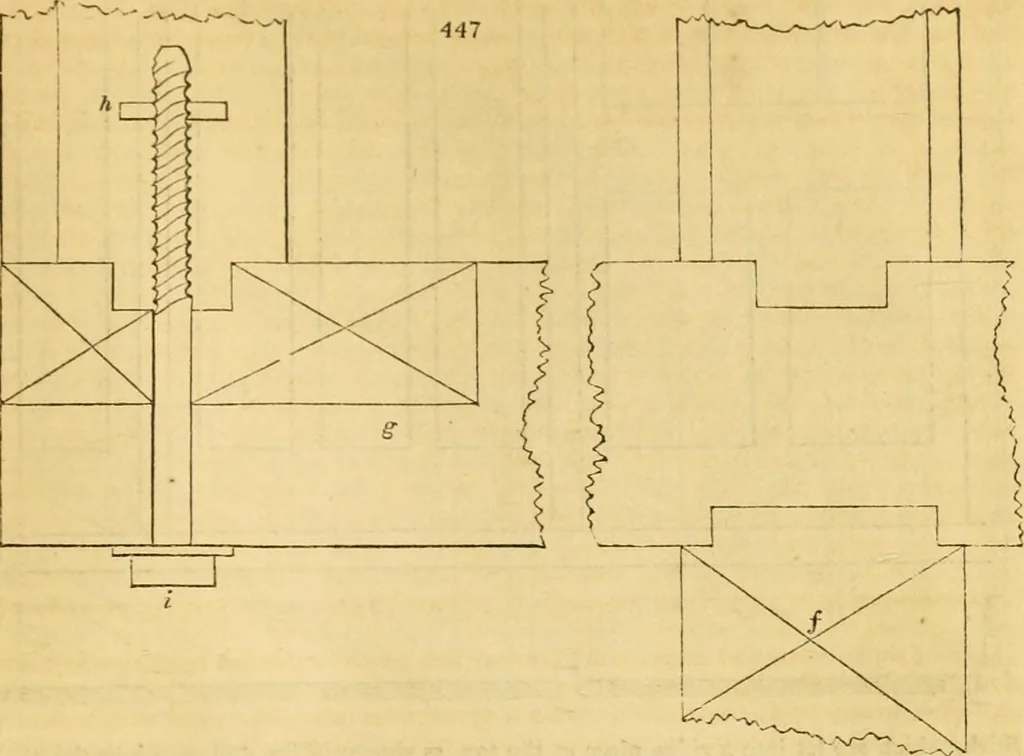 An illustration from An encyclopædia of cottage, farm, and villa architecture and furniture : containing numerous designs for dwellings from the cottage to the villa including farm houses, farmeries, and other agricultural buildings, several designs for country inns, public houses, and parochial schools, with the requisite fittings-up fixtures and furniture ; and appropriate offices, gardens and garden scenery ; each design accompanied by analytical and critical marks illustrative of the principles of archtiectural science and taste on whihc it is composed, 1836, leaf 276