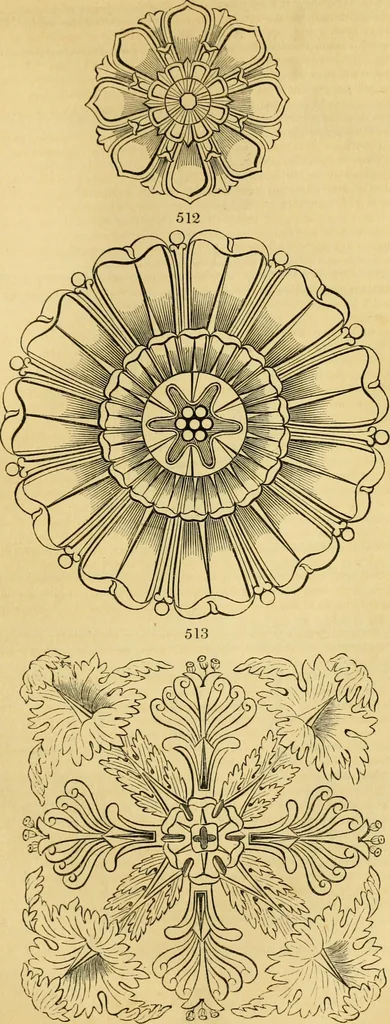 An illustration from An encyclopædia of cottage, farm, and villa architecture and furniture : containing numerous designs for dwellings from the cottage to the villa including farm houses, farmeries, and other agricultural buildings, several designs for country inns, public houses, and parochial schools, with the requisite fittings-up fixtures and furniture ; and appropriate offices, gardens and garden scenery ; each design accompanied by analytical and critical marks illustrative of the principles of archtiectural science and taste on whihc it is composed, 1836, leaf 298
