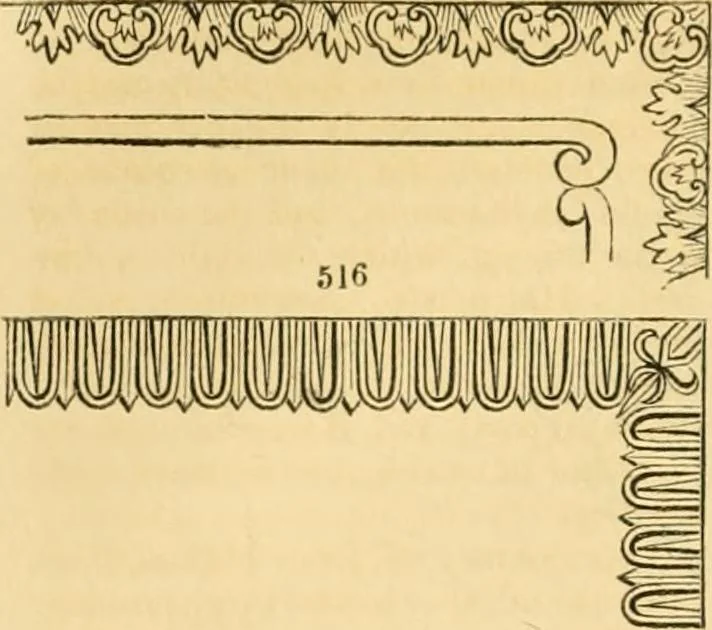 An illustration from An encyclopædia of cottage, farm, and villa architecture and furniture : containing numerous designs for dwellings from the cottage to the villa including farm houses, farmeries, and other agricultural buildings, several designs for country inns, public houses, and parochial schools, with the requisite fittings-up fixtures and furniture ; and appropriate offices, gardens and garden scenery ; each design accompanied by analytical and critical marks illustrative of the principles of archtiectural science and taste on whihc it is composed, 1836, leaf 299