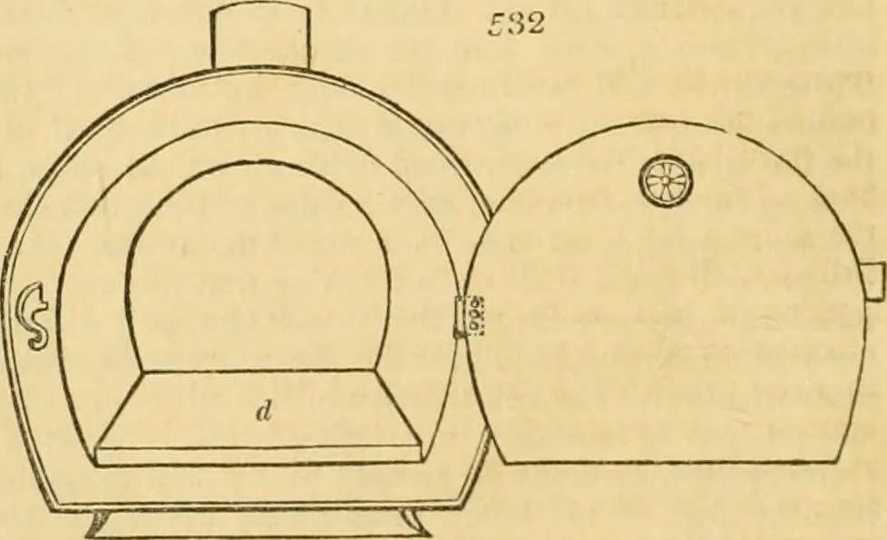 An illustration from An encyclopædia of cottage, farm, and villa architecture and furniture : containing numerous designs for dwellings from the cottage to the villa including farm houses, farmeries, and other agricultural buildings, several designs for country inns, public houses, and parochial schools, with the requisite fittings-up fixtures and furniture ; and appropriate offices, gardens and garden scenery ; each design accompanied by analytical and critical marks illustrative of the principles of archtiectural science and taste on whihc it is composed, 1836, leaf 309