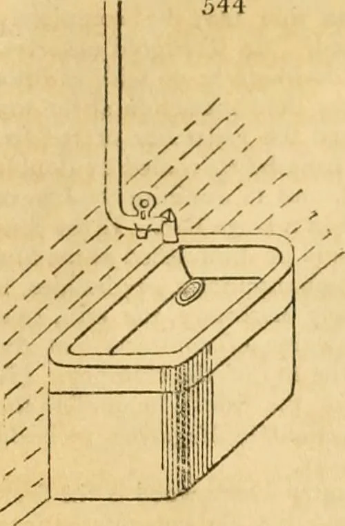 An illustration from An encyclopædia of cottage, farm, and villa architecture and furniture : containing numerous designs for dwellings from the cottage to the villa including farm houses, farmeries, and other agricultural buildings, several designs for country inns, public houses, and parochial schools, with the requisite fittings-up fixtures and furniture ; and appropriate offices, gardens and garden scenery ; each design accompanied by analytical and critical marks illustrative of the principles of archtiectural science and taste on whihc it is composed, 1836, leaf 315