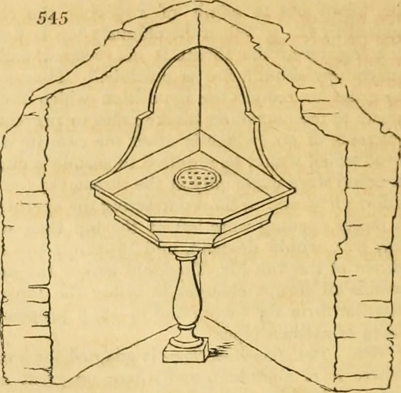 An illustration from An encyclopædia of cottage, farm, and villa architecture and furniture : containing numerous designs for dwellings from the cottage to the villa including farm houses, farmeries, and other agricultural buildings, several designs for country inns, public houses, and parochial schools, with the requisite fittings-up fixtures and furniture ; and appropriate offices, gardens and garden scenery ; each design accompanied by analytical and critical marks illustrative of the principles of archtiectural science and taste on whihc it is composed, 1836, leaf 315