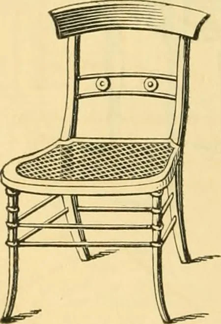 An illustration from An encyclopædia of cottage, farm, and villa architecture and furniture : containing numerous designs for dwellings from the cottage to the villa including farm houses, farmeries, and other agricultural buildings, several designs for country inns, public houses, and parochial schools, with the requisite fittings-up fixtures and furniture ; and appropriate offices, gardens and garden scenery ; each design accompanied by analytical and critical marks illustrative of the principles of archtiectural science and taste on whihc it is composed, 1836, leaf 337