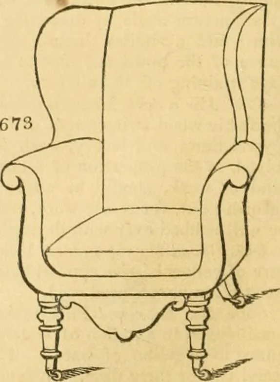 An illustration from An encyclopædia of cottage, farm, and villa architecture and furniture : containing numerous designs for dwellings from the cottage to the villa including farm houses, farmeries, and other agricultural buildings, several designs for country inns, public houses, and parochial schools, with the requisite fittings-up fixtures and furniture ; and appropriate offices, gardens and garden scenery ; each design accompanied by analytical and critical marks illustrative of the principles of archtiectural science and taste on whihc it is composed, 1836, leaf 345